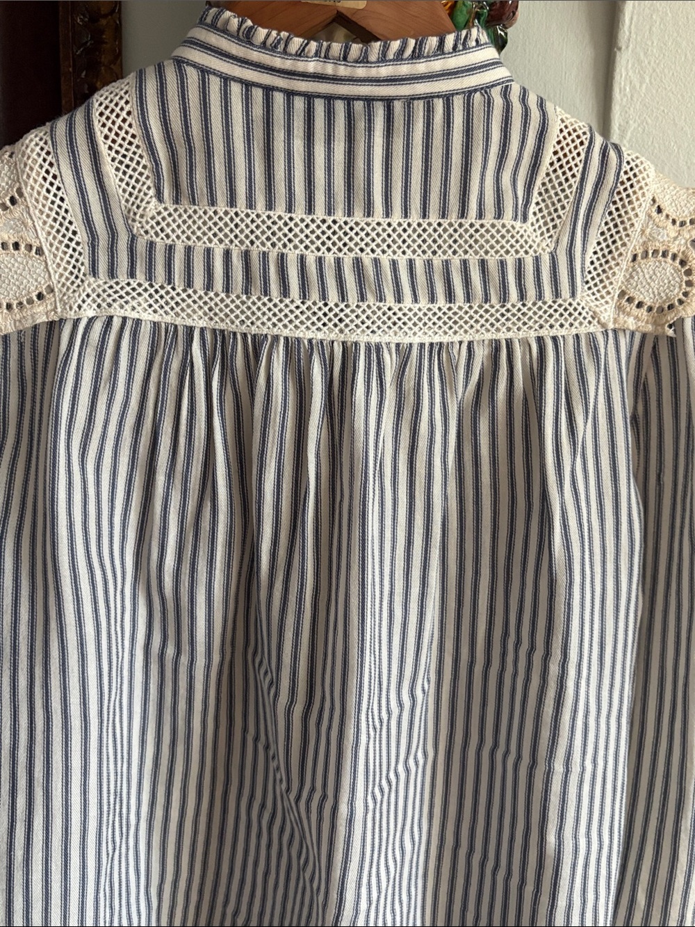 MANGO Swiss Embroidery Cotton Blouse - Picture 4 of 10